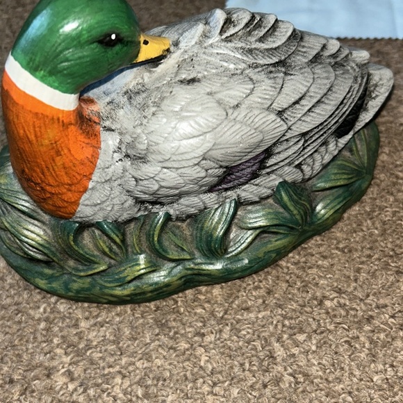 Vintage 1988 Ceramic Pottery Duck and Ducklings Beautiful so well done - Picture 4 of 6